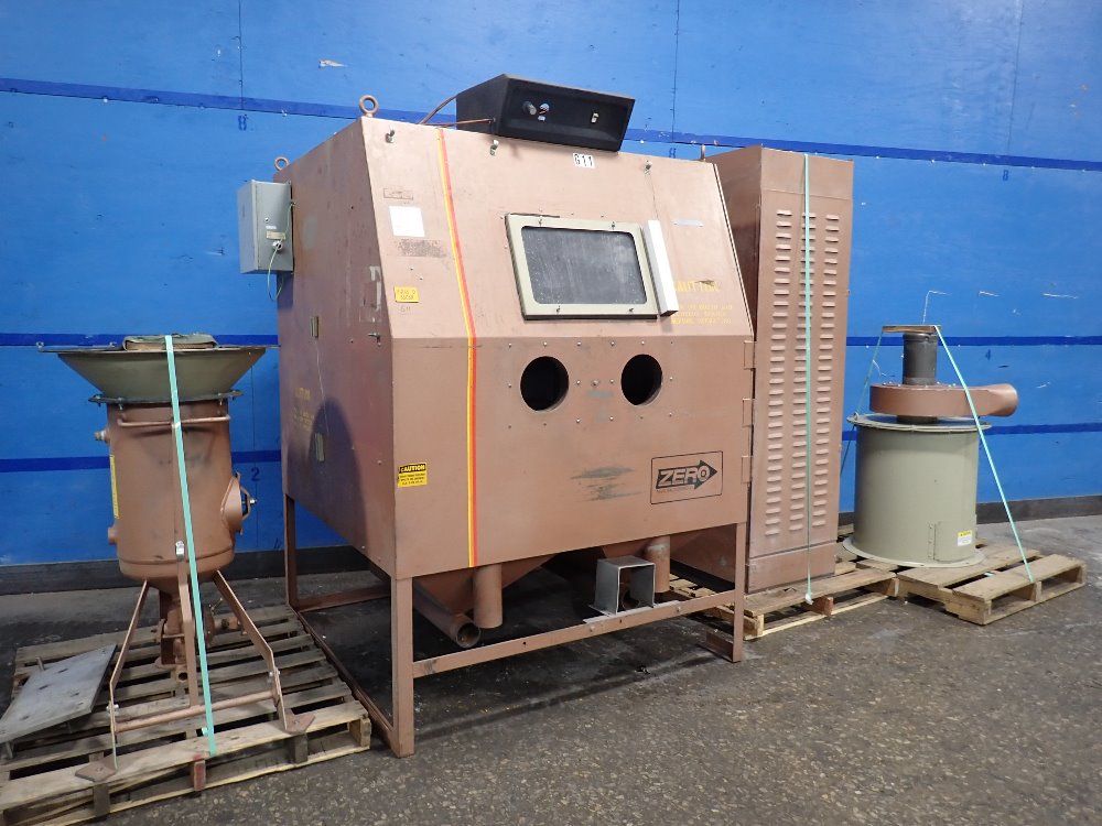Zero 57" X 58" X 52" Pb 600-4 900r/df Blast Cabinet - Pb 600-4 900r/df