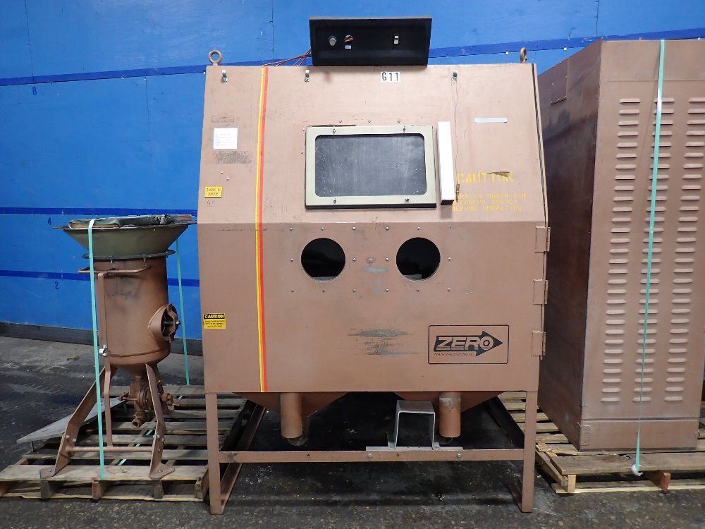 Zero 57" X 58" X 52" Pb 600-4 900r/df Blast Cabinet - Pb 600-4 900r/df