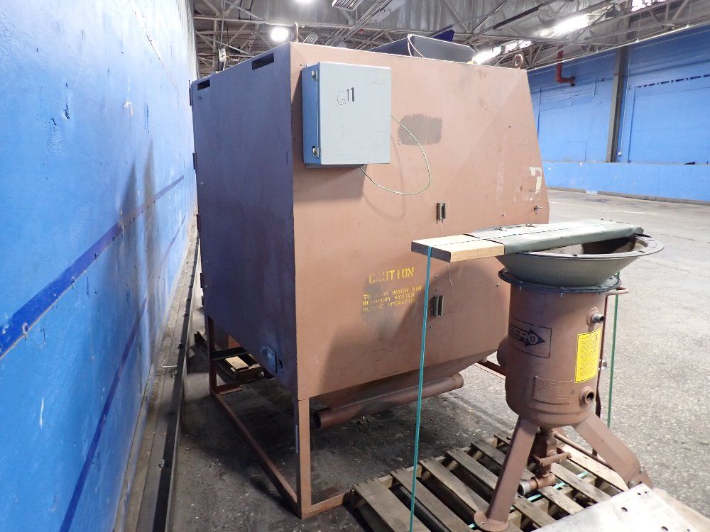 Zero 57" X 58" X 52" Pb 600-4 900r/df Blast Cabinet - Pb 600-4 900r/df