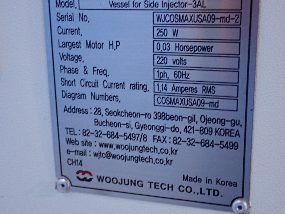 Woojung Tech Woojung Tech Injection Machine