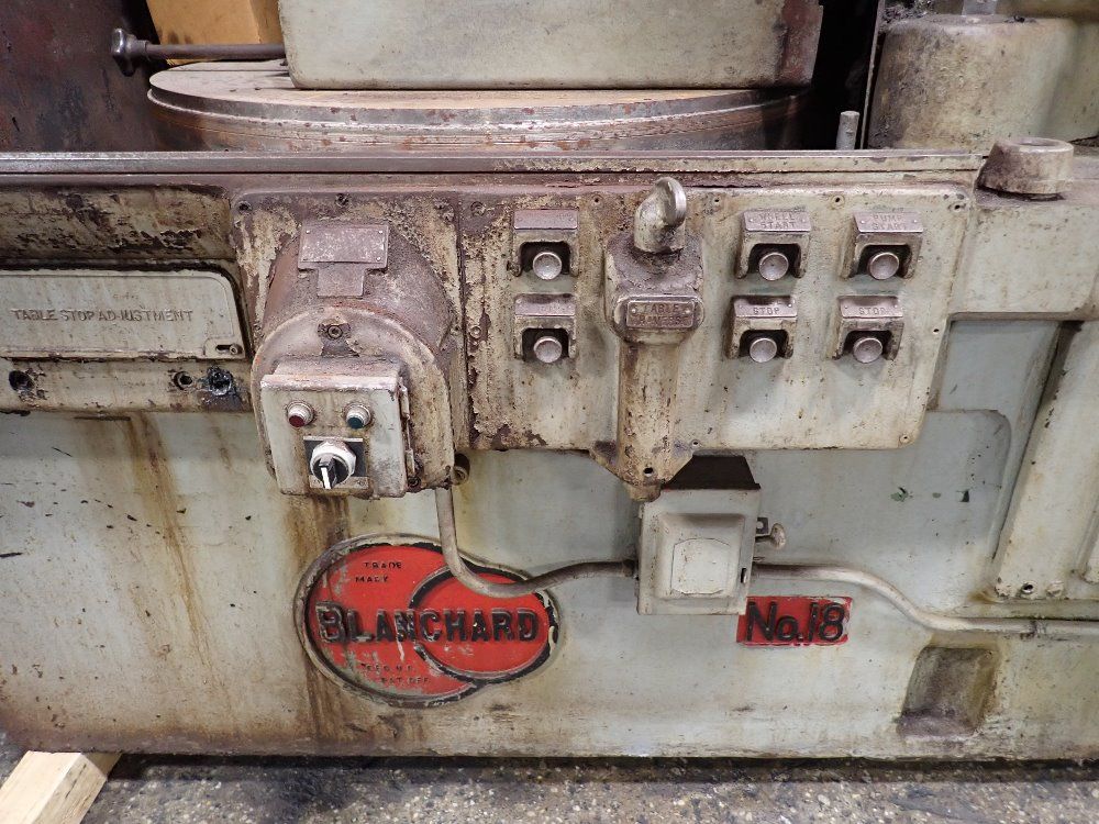 Blanchard Blanchard No 18 Rotary Surface Grinder