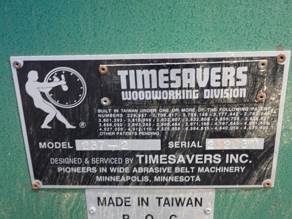 Timesaver Timesaver 36 Wide Belt Sander