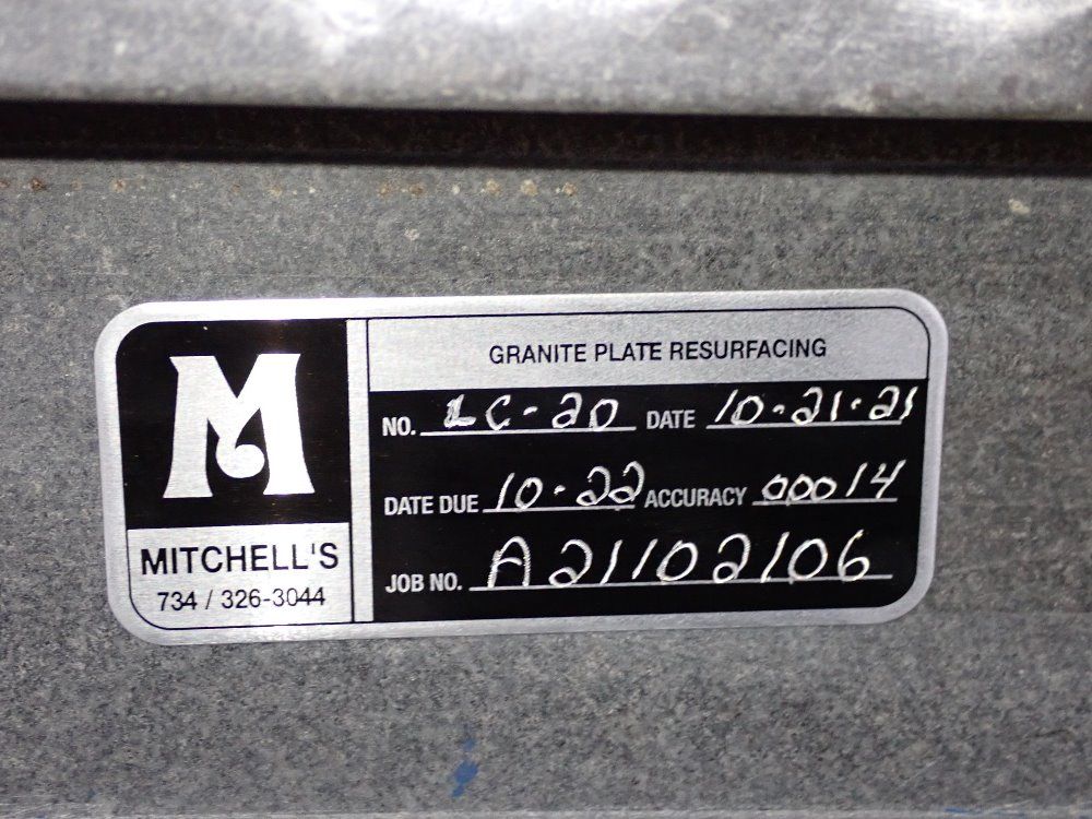 Mitchells Granite Surface Plate