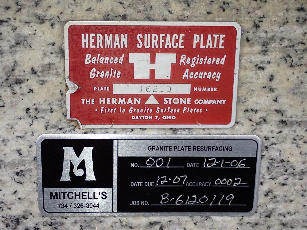 Mitchells Granite Surface Plate
