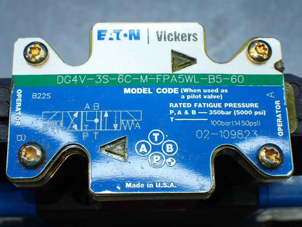 Eaton Vickers Hydraulic Directional Control Valve - 02-144267