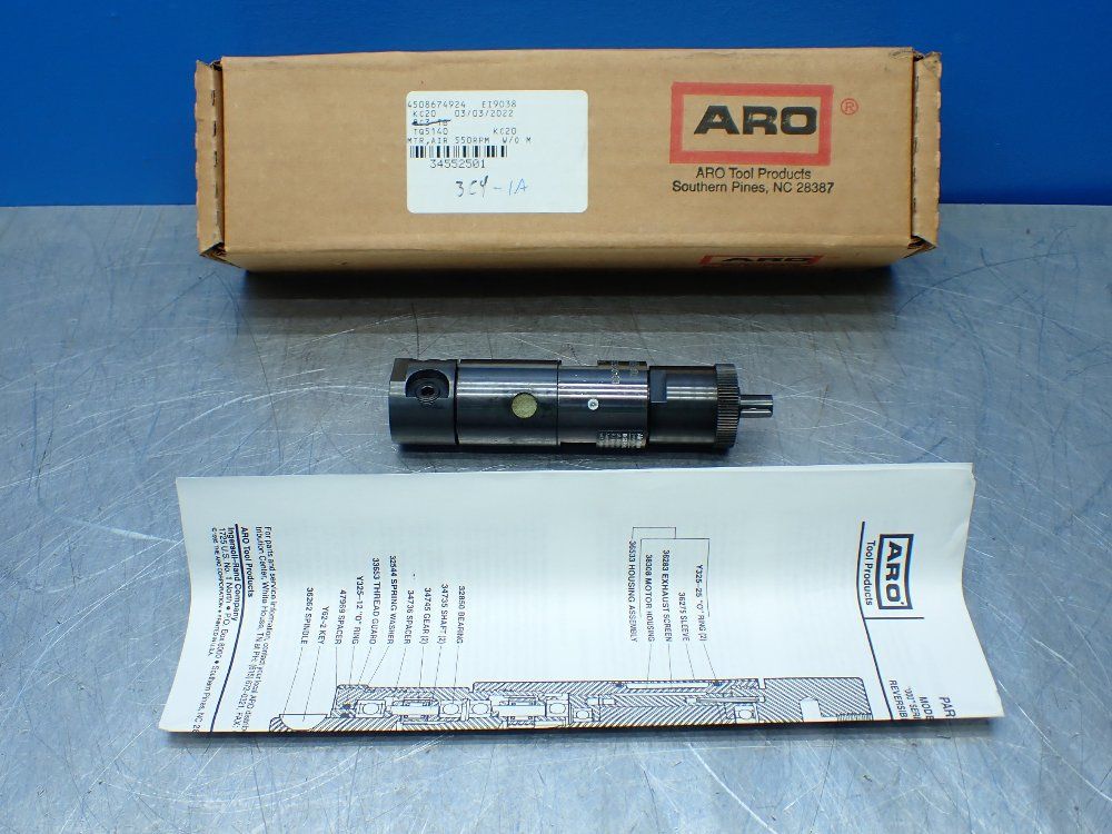 Ingersoll Rand 90psig, 550rpm Aro Power Motor. - 7599-a