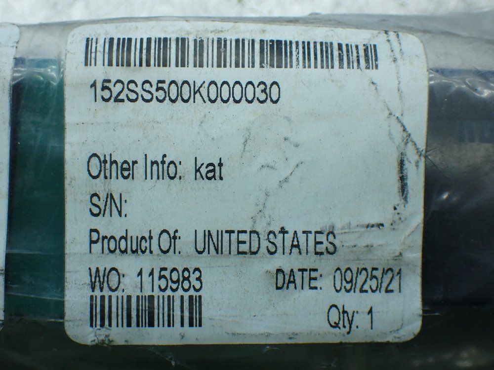 Numatics 150psig Pneumatic Solenoid Valve. - 152ss500k000030