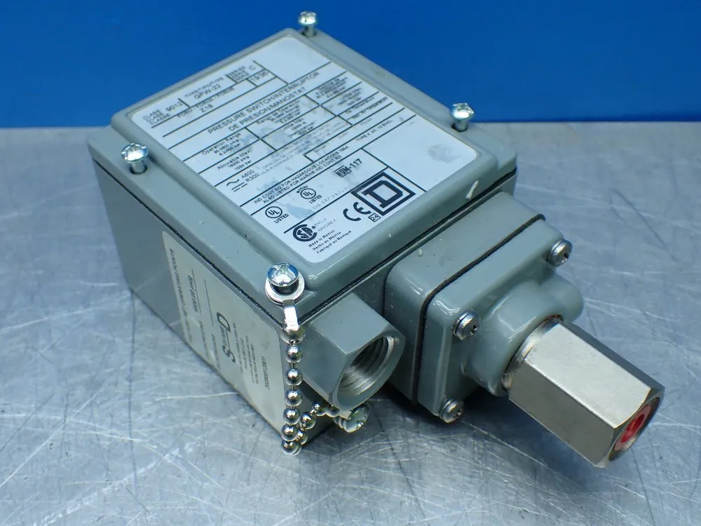 Square D Pressure Switch. - 9012gfw22