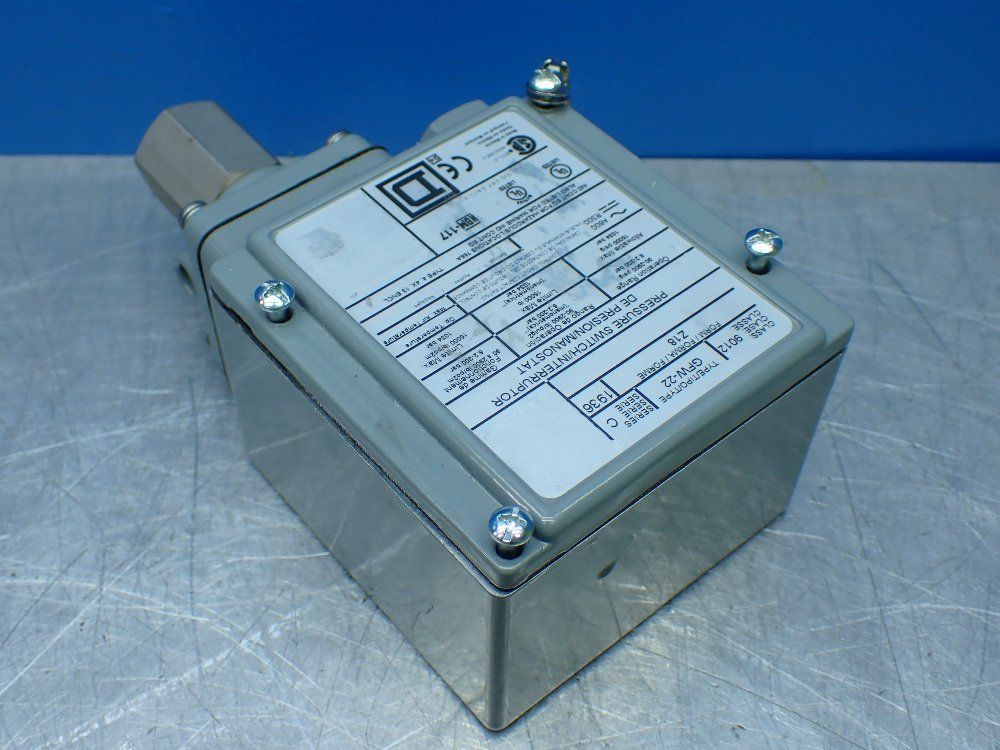 Square D Pressure Switch. - 9012gfw22