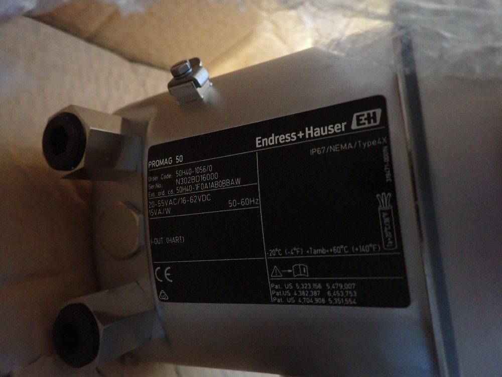 Endress + Hauser Promag 50h Flowmeter - 50h40-1f0a1ab0bbaw