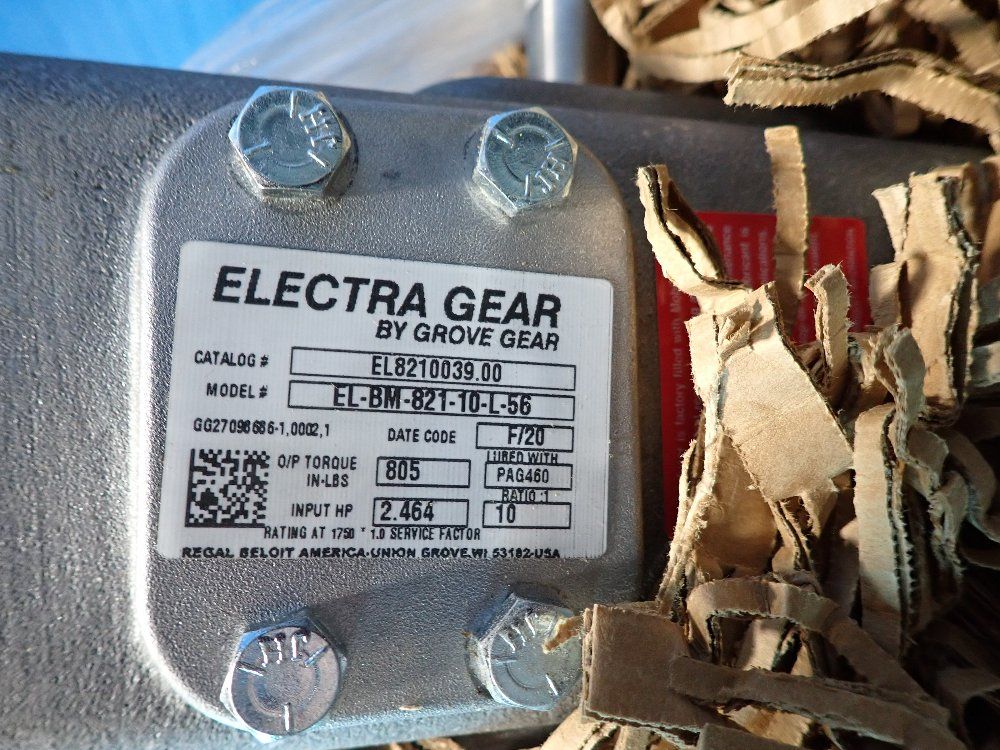 Electra Gear 2.5 Hp Gear Box - El-bm-821-10-l-56