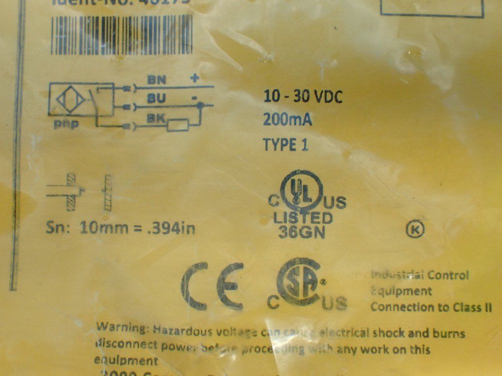 Turck Proximity Sensor - Bi10-m30-ap6x-h1141