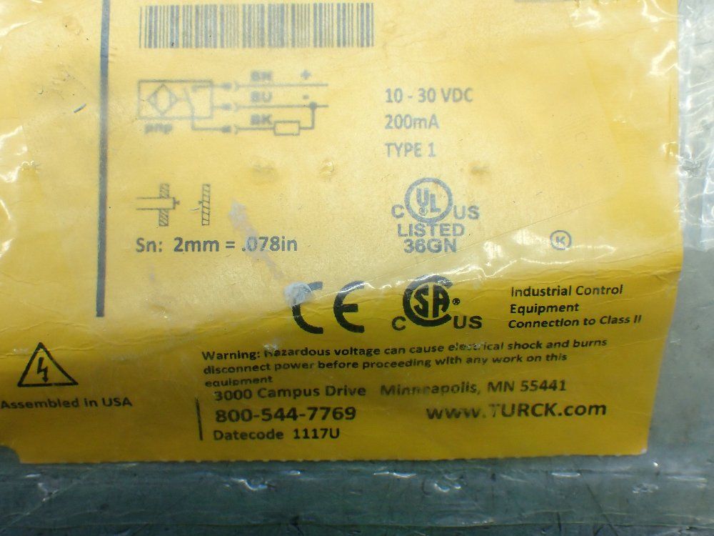 Turck Proximity Sensor - Bi 2-m12-ap6x-h1141