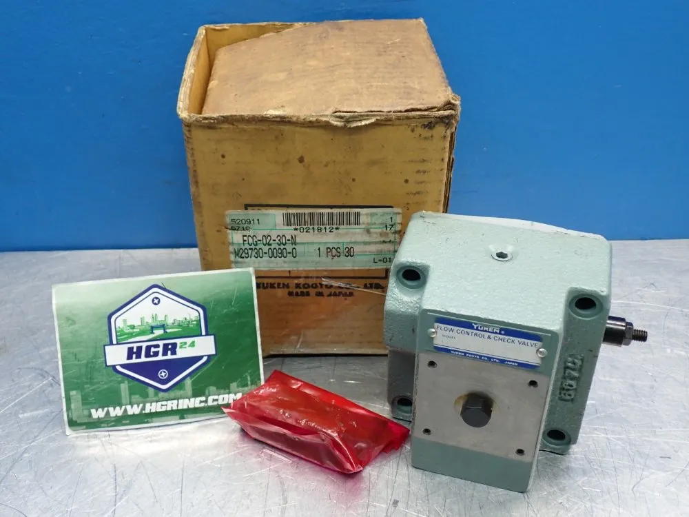 Yuken Kogyo Max Operating Pressure 3,050psi Flow Control Valve Unit - Fcg-02-30-n-30