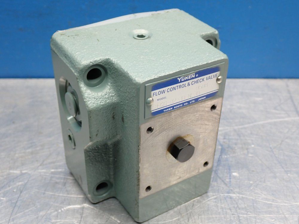 Yuken Kogyo Max Operating Pressure 3,050psi Flow Control Valve Unit - Fcg-02-30-n-30