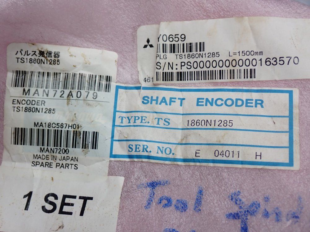 Mitsubishi Spindle Motor Shaft Encoder - Ts1860n13285