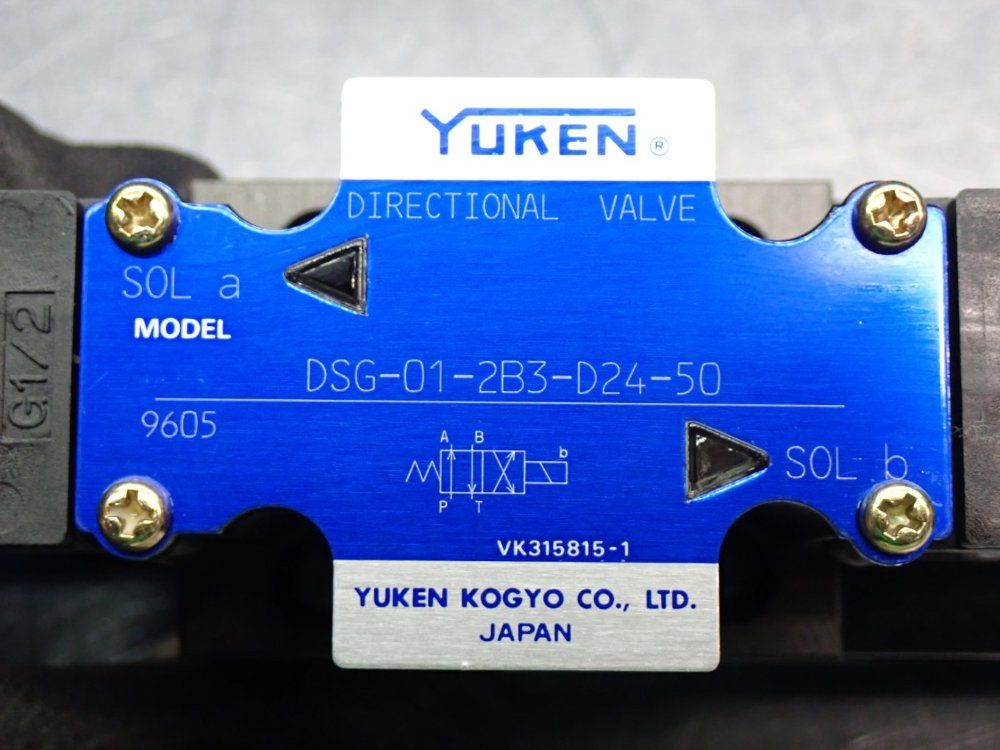 Yuken Kogyo Directional Hydraulic Solenoid Valve Dsg-01 Series - Dsg-01-2b3-d24-50