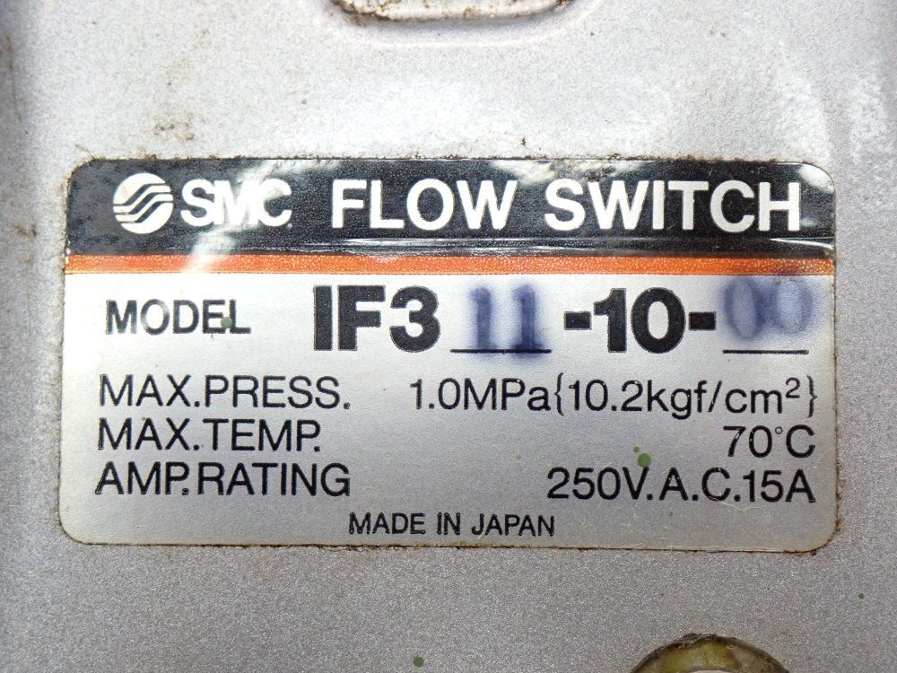 Smc If3series Paddle Style Flow Switch