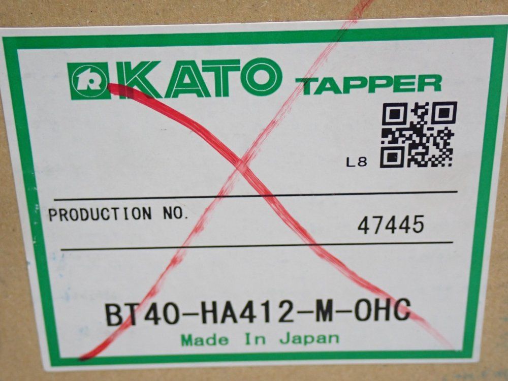 Kato Tapper Sa-series Ha-m-ohc Type Tapper - Bt40-ha412-m-ohc