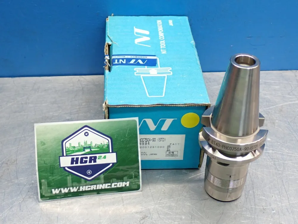 Nt Tool Corp Hydro Chuck - Bt40-phc0750a-90