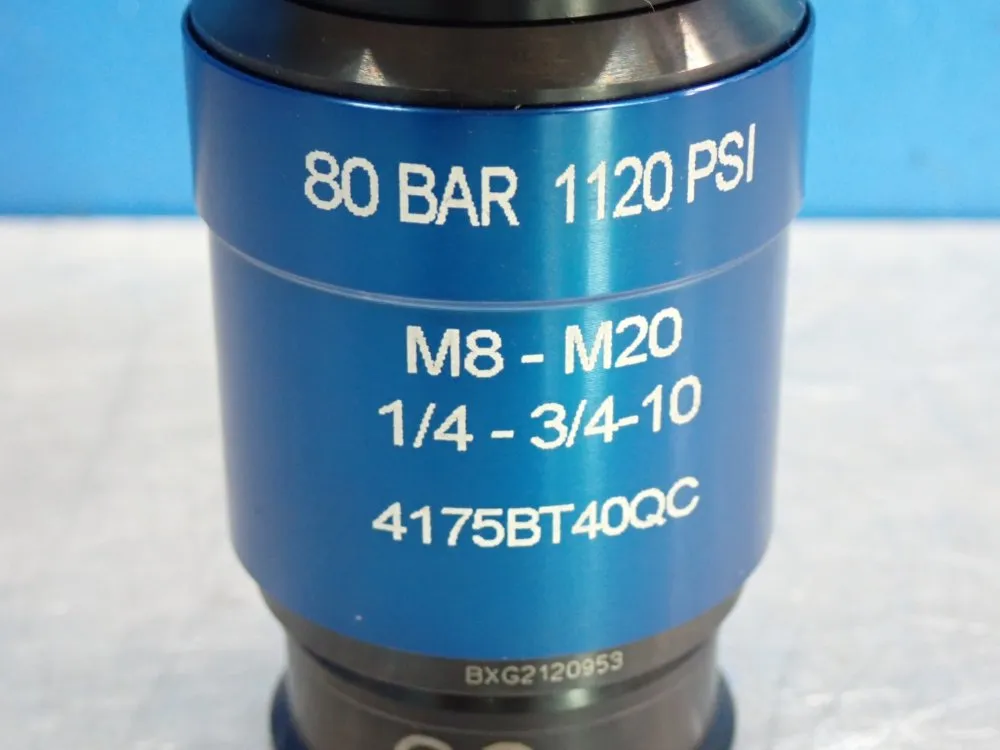 Tapmatic 1120psi Synchroflex Sft Ii 75 Coolant Thru Tapmatic Cooling Tube Tap Holder - Sftii75