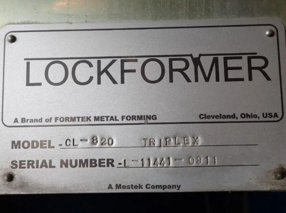Lockformer Cl-820 Triple X Rollformer - Cl-820 Triple X