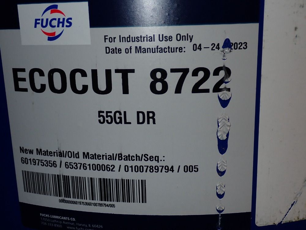 Fuchs Ecocut 8722 Cutting Fluid