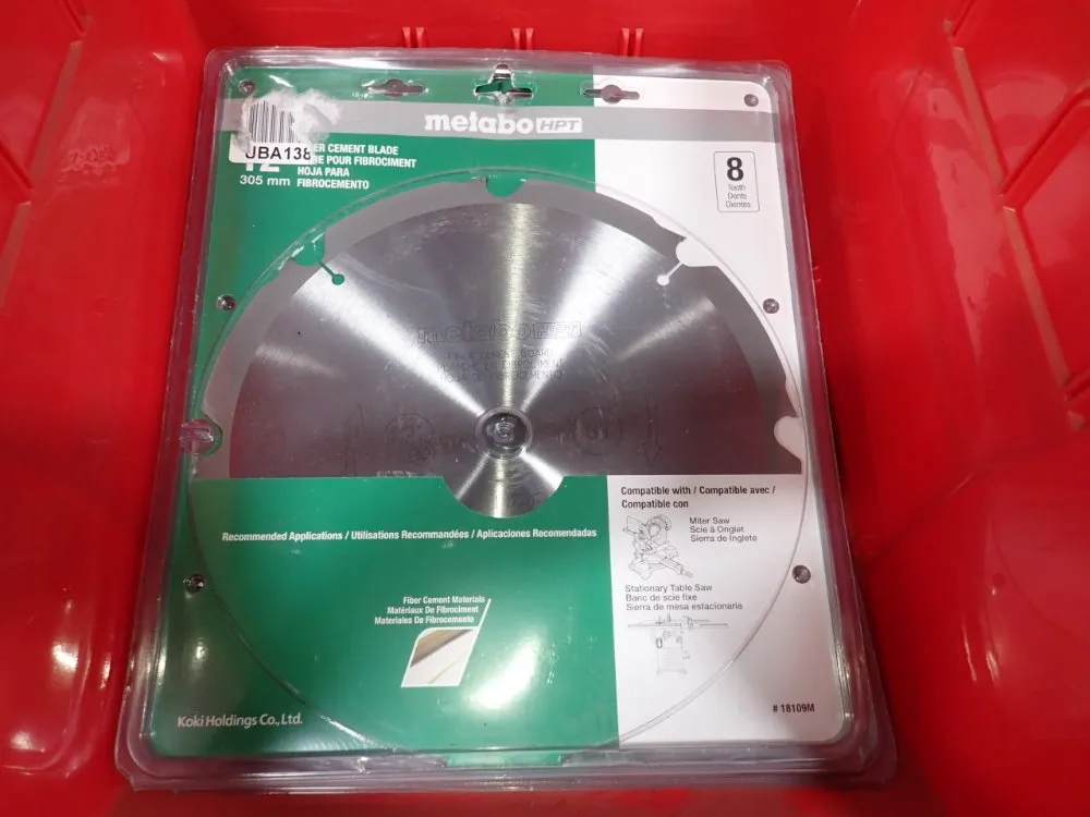 Metabo 12" Fiber Cement Blades - 18109m