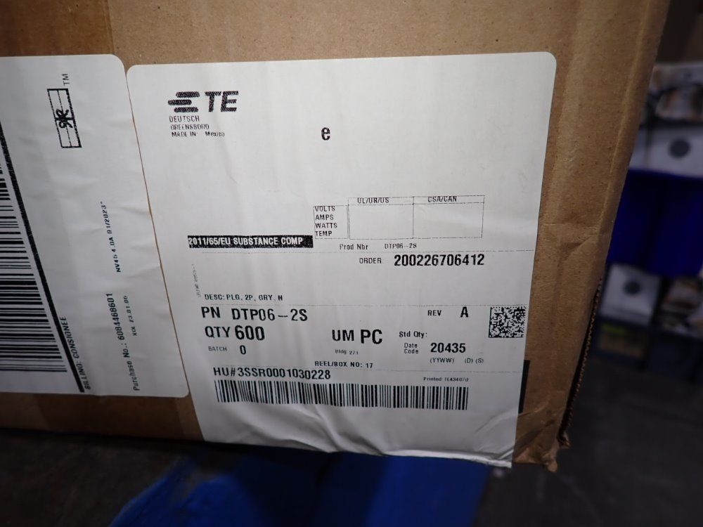 Deutsch Connectors - Dtp06-2s