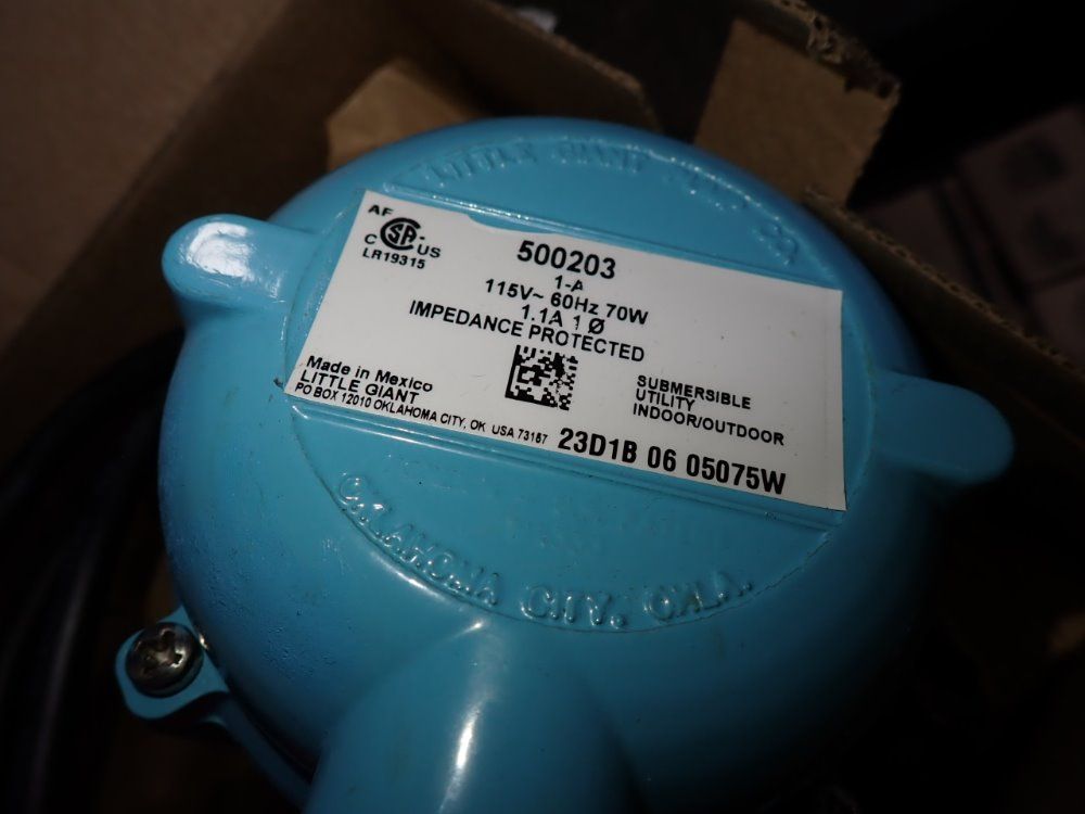Little Giant Submersible Pump