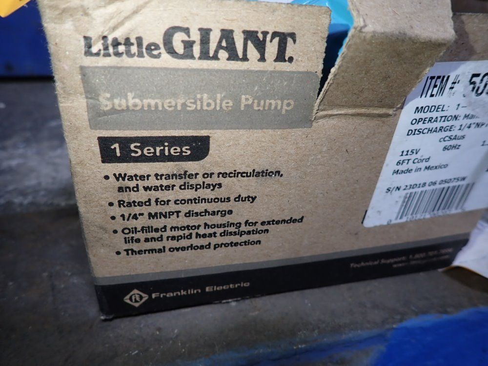 Little Giant Submersible Pump