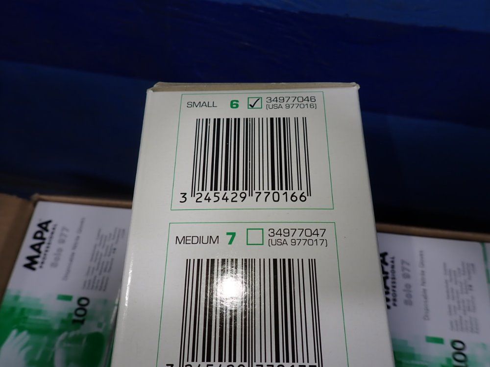 Mapa Professional Small Disposable Gloves - Solo 977