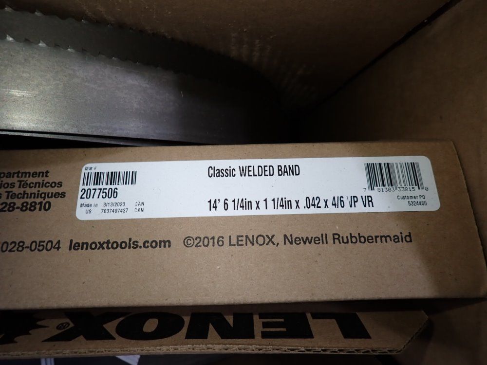 Lenox 14'x 1 1/4" Band Saw Blades - 2077506