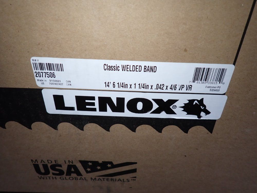Lenox 14'x 1 1/4" Band Saw Blades - 2077506