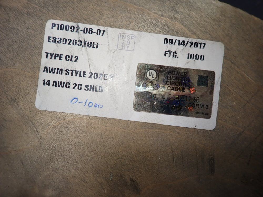 1000 Ft Cable - P10092-06-07