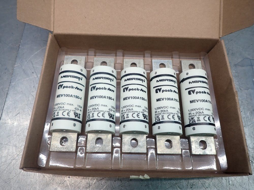 Mersen Ferraz Shawmut 1000 Vdc Max, 8 - 600a Battery Pack Fuses (box Of 5) - Mev100a150-4