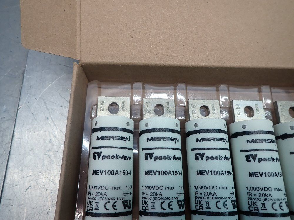 Mersen Ferraz Shawmut 1000 Vdc Max, 8 - 600a Battery Pack Fuses (box Of 5) - Mev100a150-4