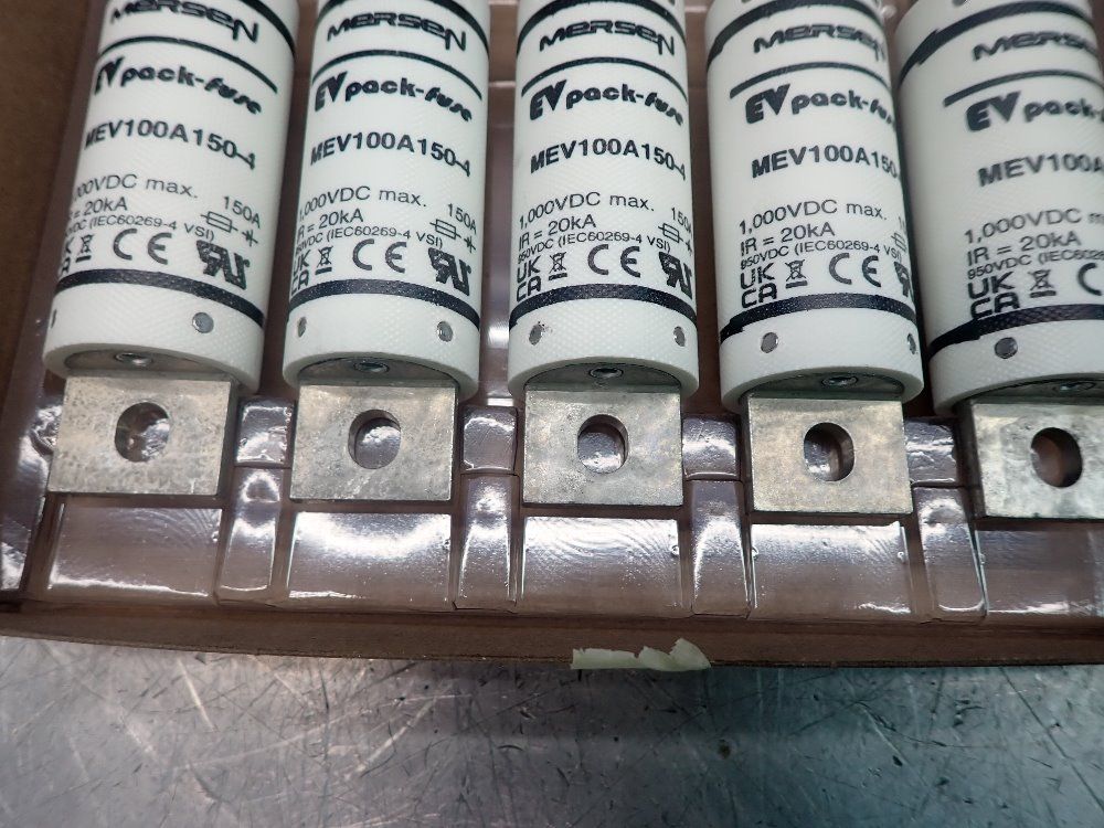 Mersen Ferraz Shawmut 1000 Vdc Max, 8 - 600a Battery Pack Fuses (box Of 5) - Mev100a150-4