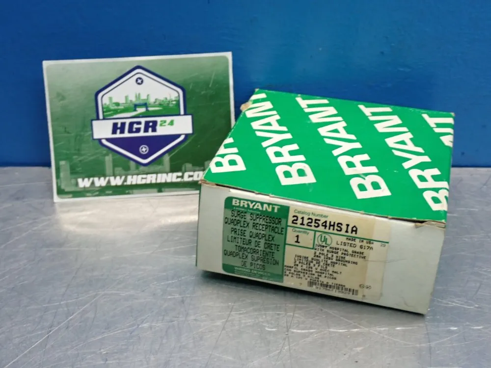 Bryant Straight Blade Isolated Ground Receptacle - 21254hsia