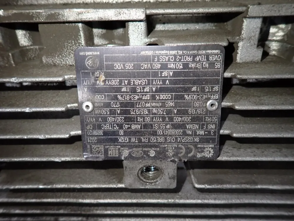 Nord 7.50 Hp Motor - Sk132sp/4cusbre150fhltwig12k
