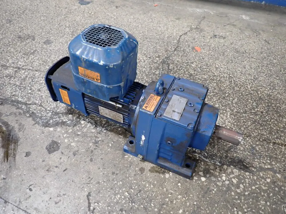 Sew Eurodrive 1 Hp Gear Drive - R77 Drn80m4/be1hr/mm07/c