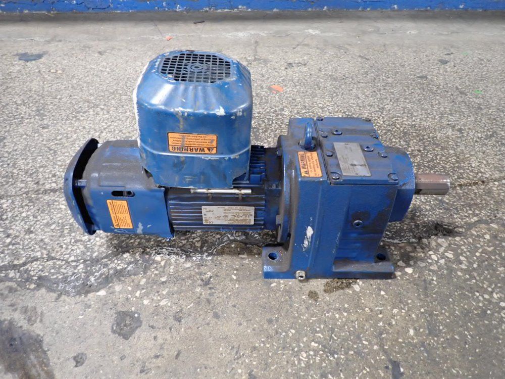 Sew Eurodrive 1 Hp Gear Drive - R77 Drn80m4/be1hr/mm07/c