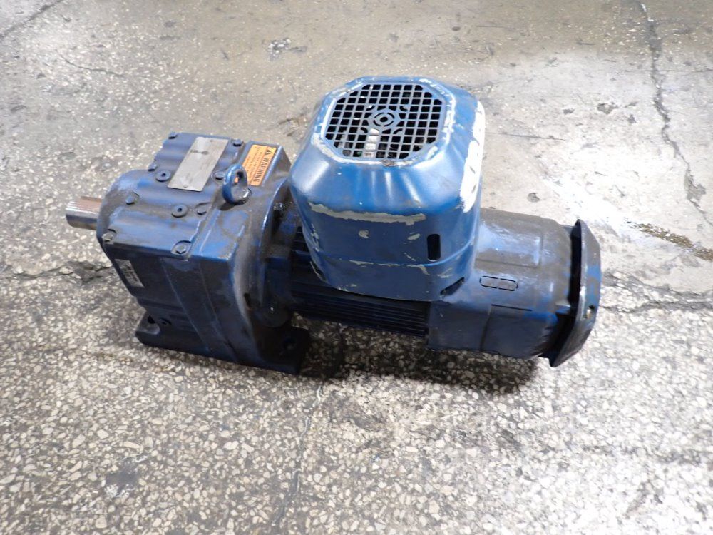 Sew Eurodrive 1 Hp Gear Drive - R77 Drn80m4/be1hr/mm07/c