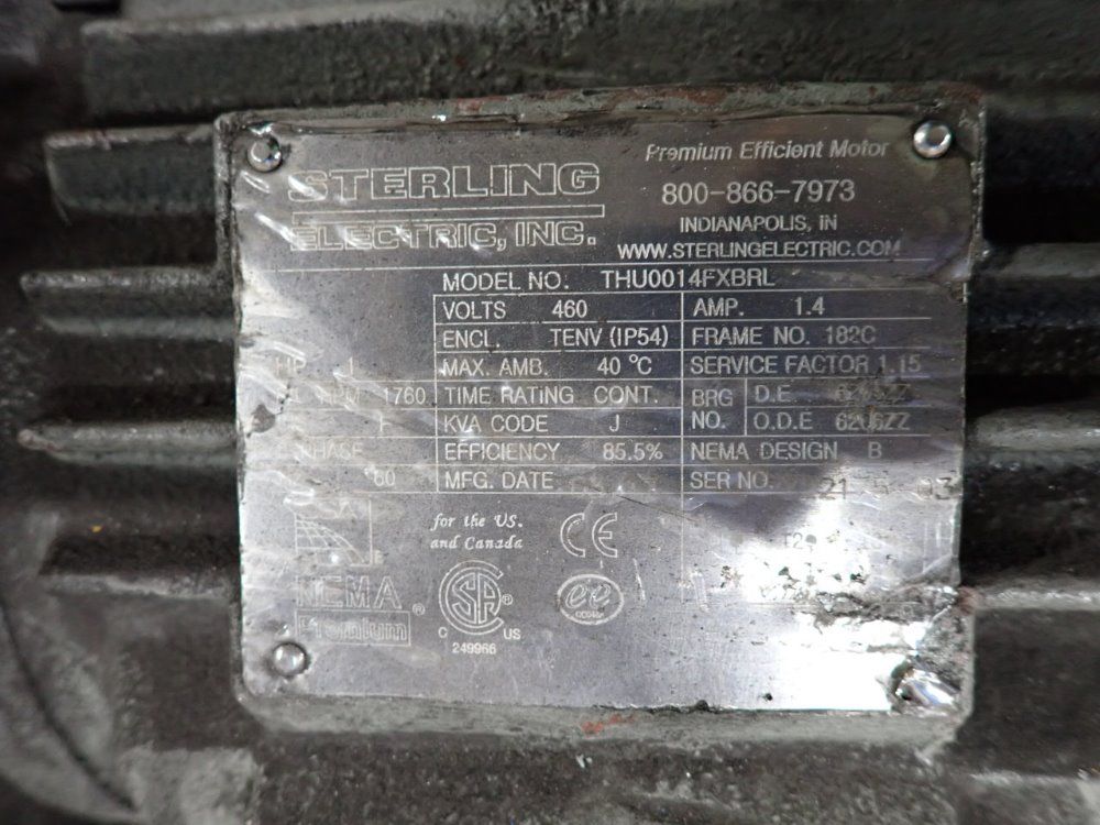 Sterling Electric 1 Hp Gear Drive - Fmj2262qr-pe