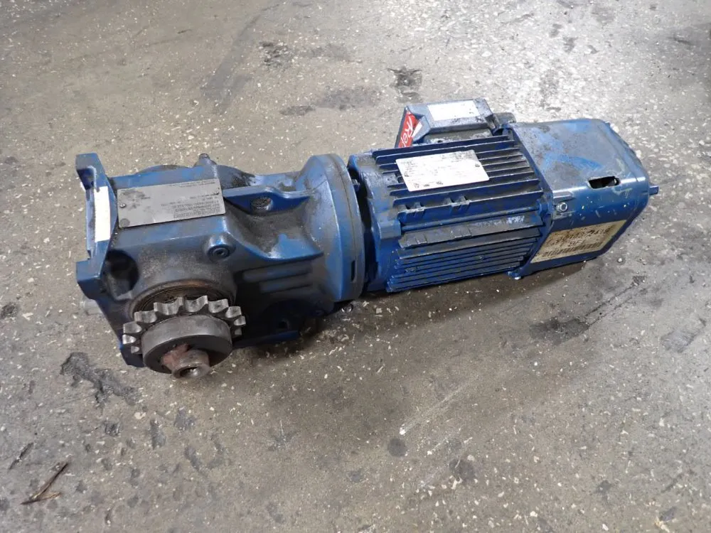 Sew Eurodrive 1 Hp Gear Drive - K47 Drn80m4/be1hr/1v