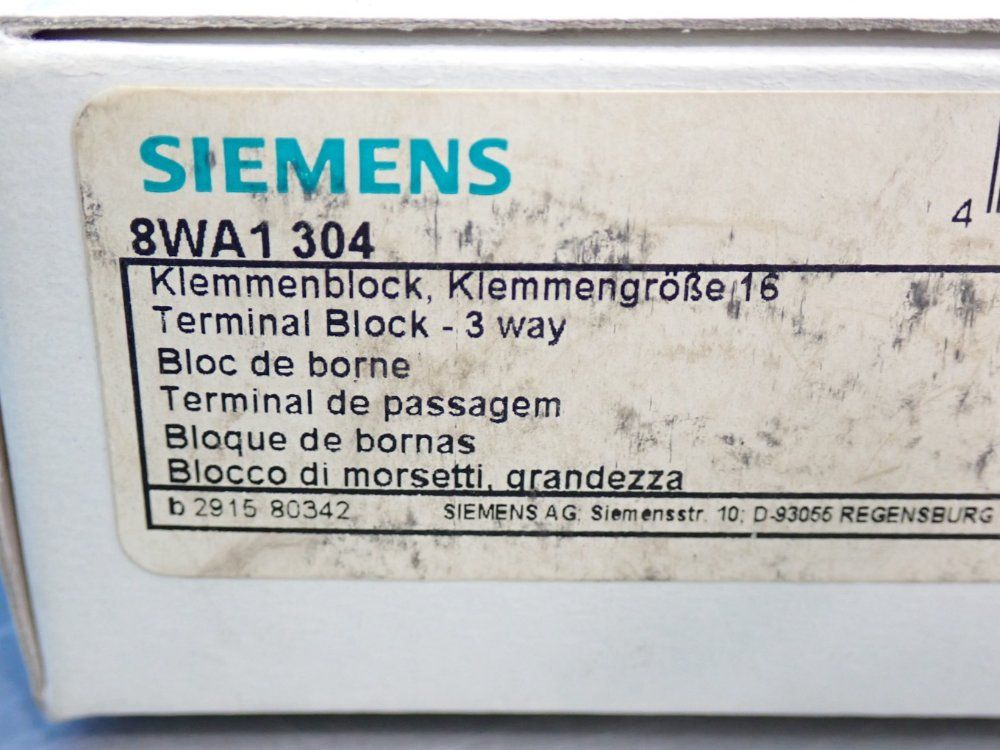Siemens Terminal Block - 8wa1304