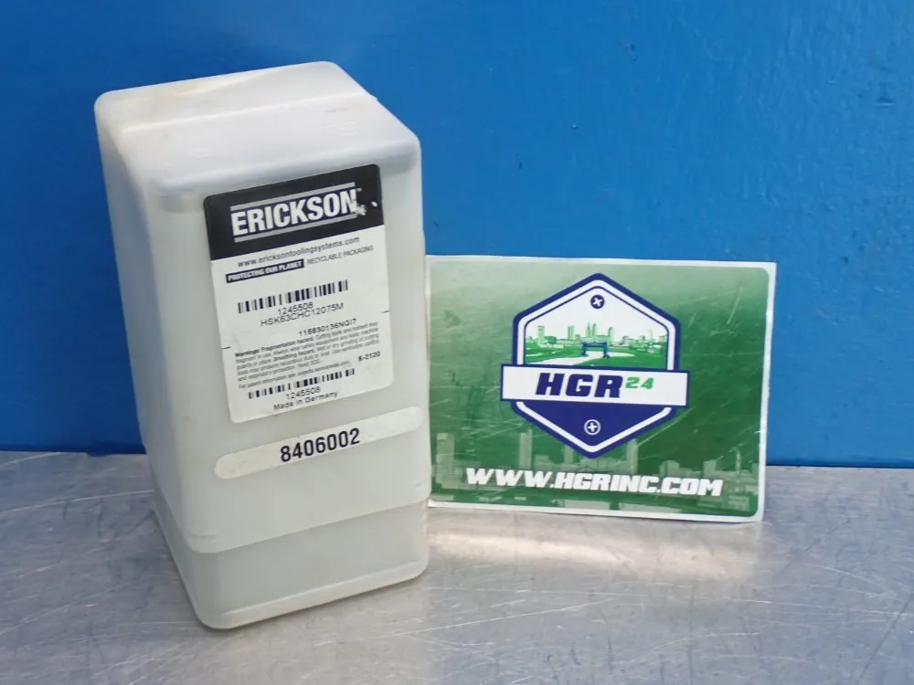 Erickson 12mm Cylindrical Hydraulic Chuck - Hsk63chc12075m