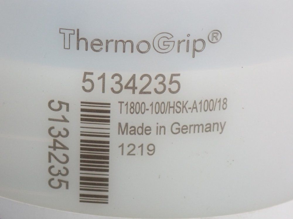 Thermogrip Tool Holder - T1800-100/hsk-a100/18