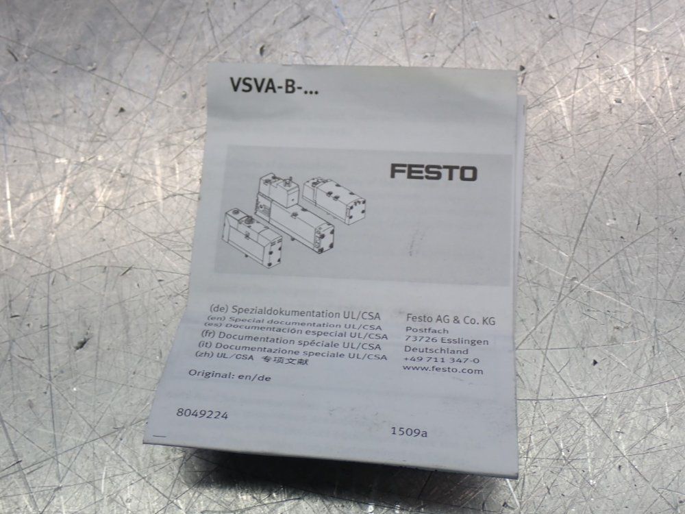 Festo Air Solenoid Valve - 560823
