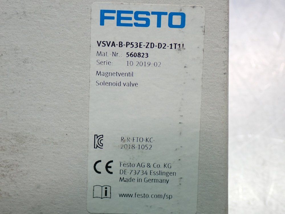 Festo Air Solenoid Valve - 560823